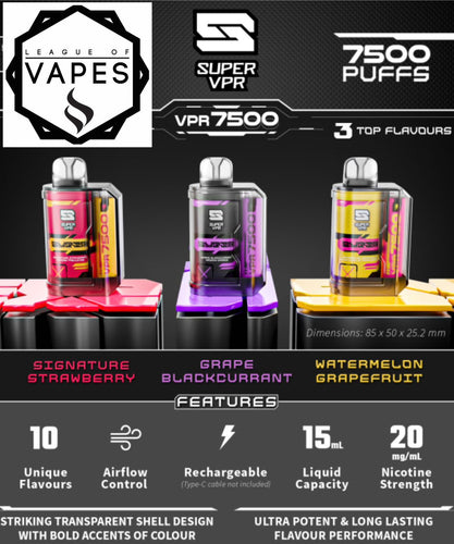 [NEW] Super VPR 7500 Disposable - Special Promotion!