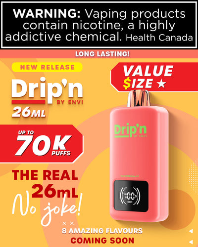 【NEW】Drip'n by Envi 26ML Disposable (70K)
