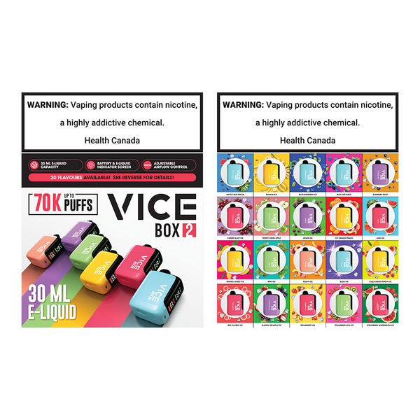 [NEW] VICE BOX 2 DISPOSABLE 70K Puffs (Bulk Buy & Save More - 4 pcs/box)